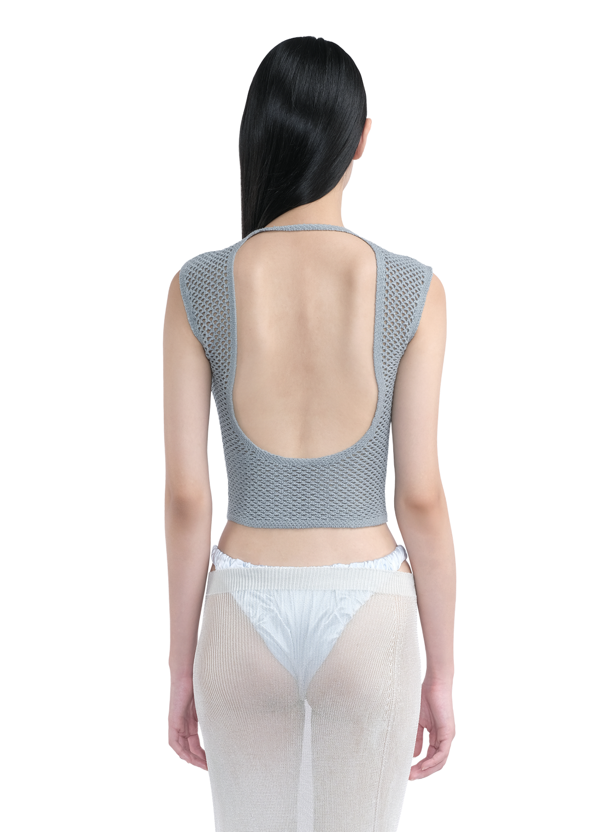Scan Crochet Top Light Blue 3