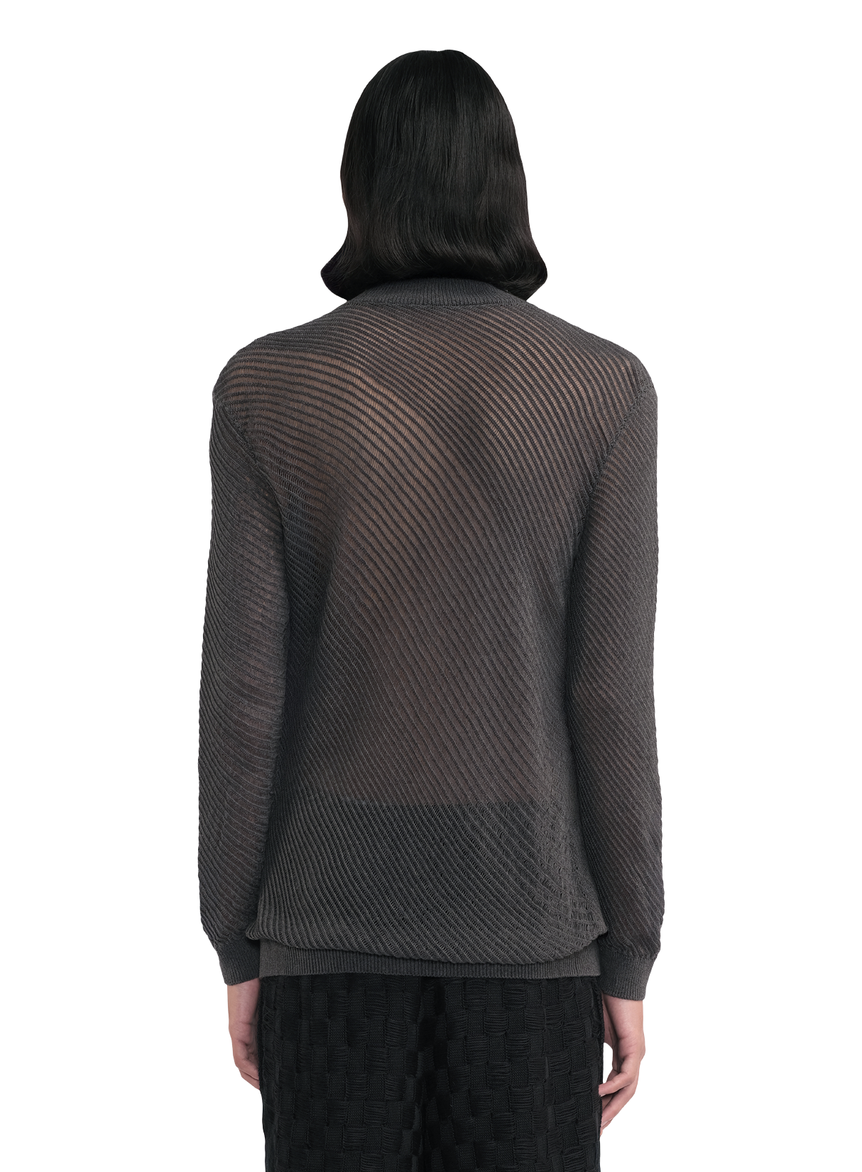 Moire Sweater Grey 3