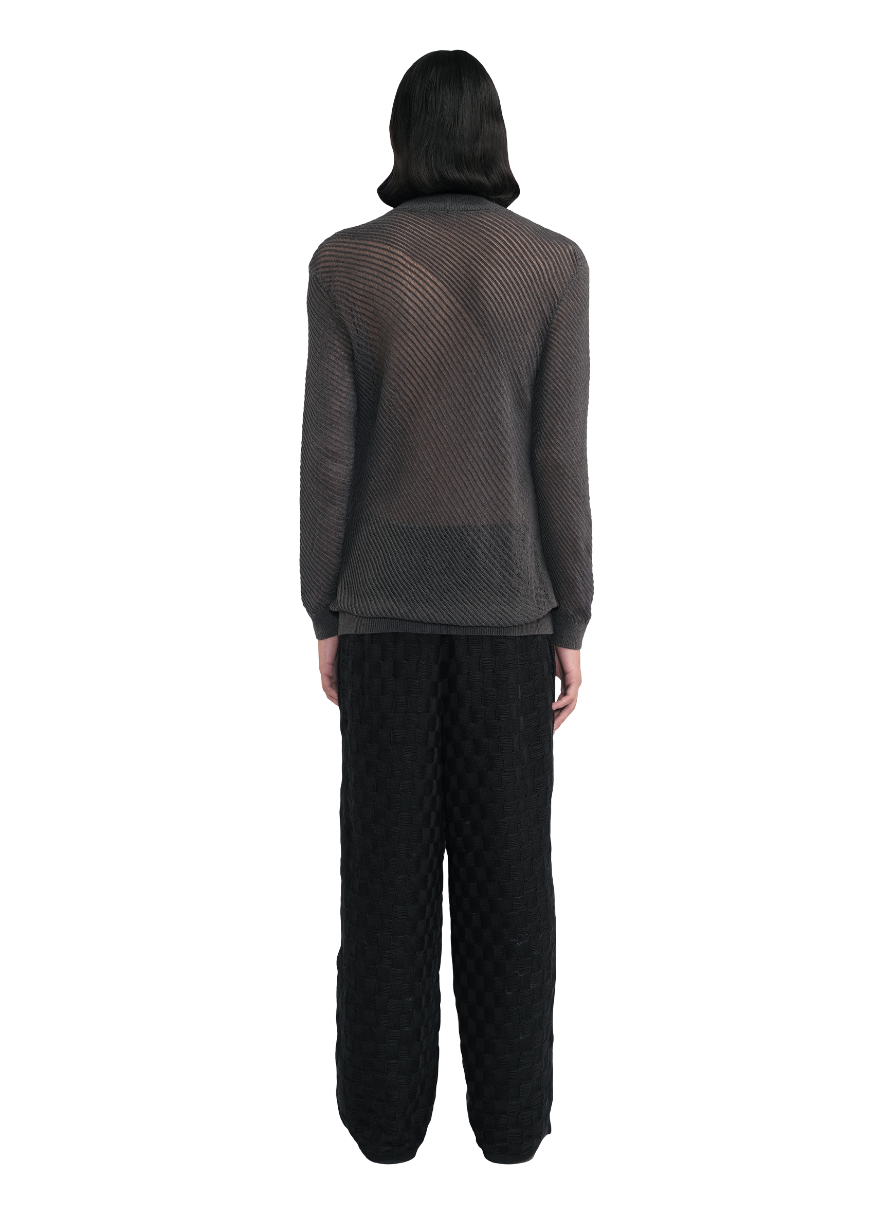 Rectangle Track Pants Black 3