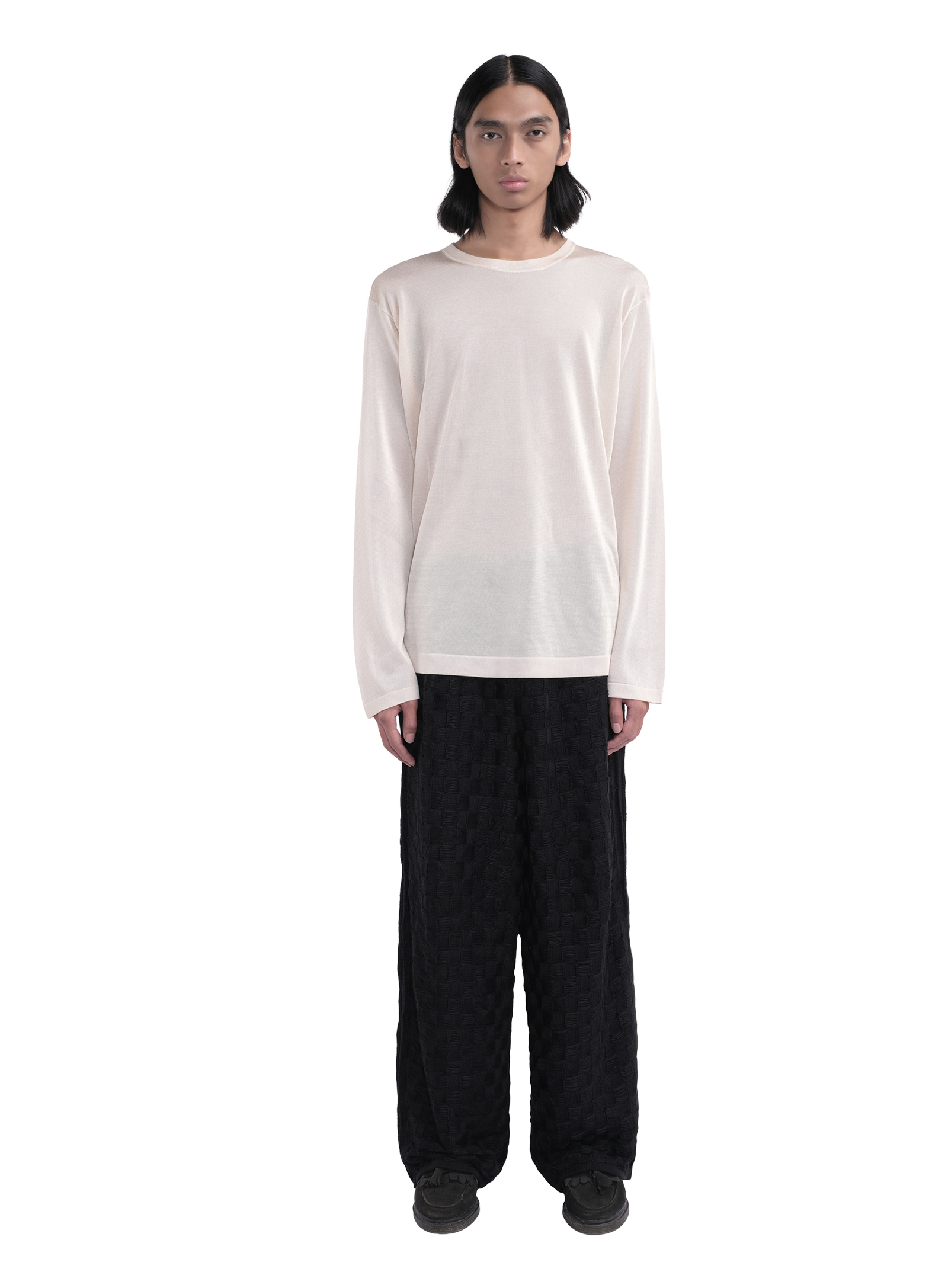 Slick Pullover Ivory 4