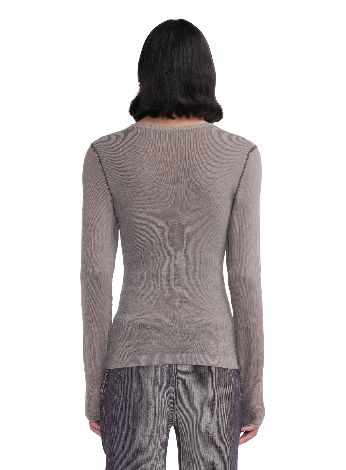 Stitch Seams Top Grey 3