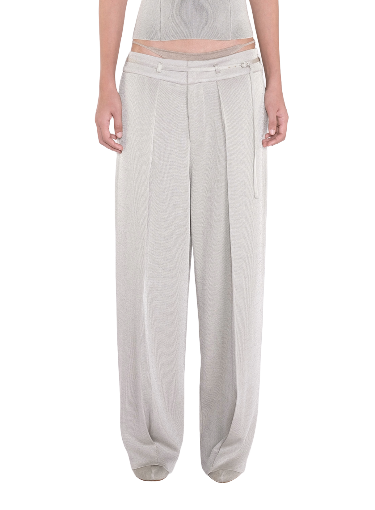 Fluid Pants Silver 4