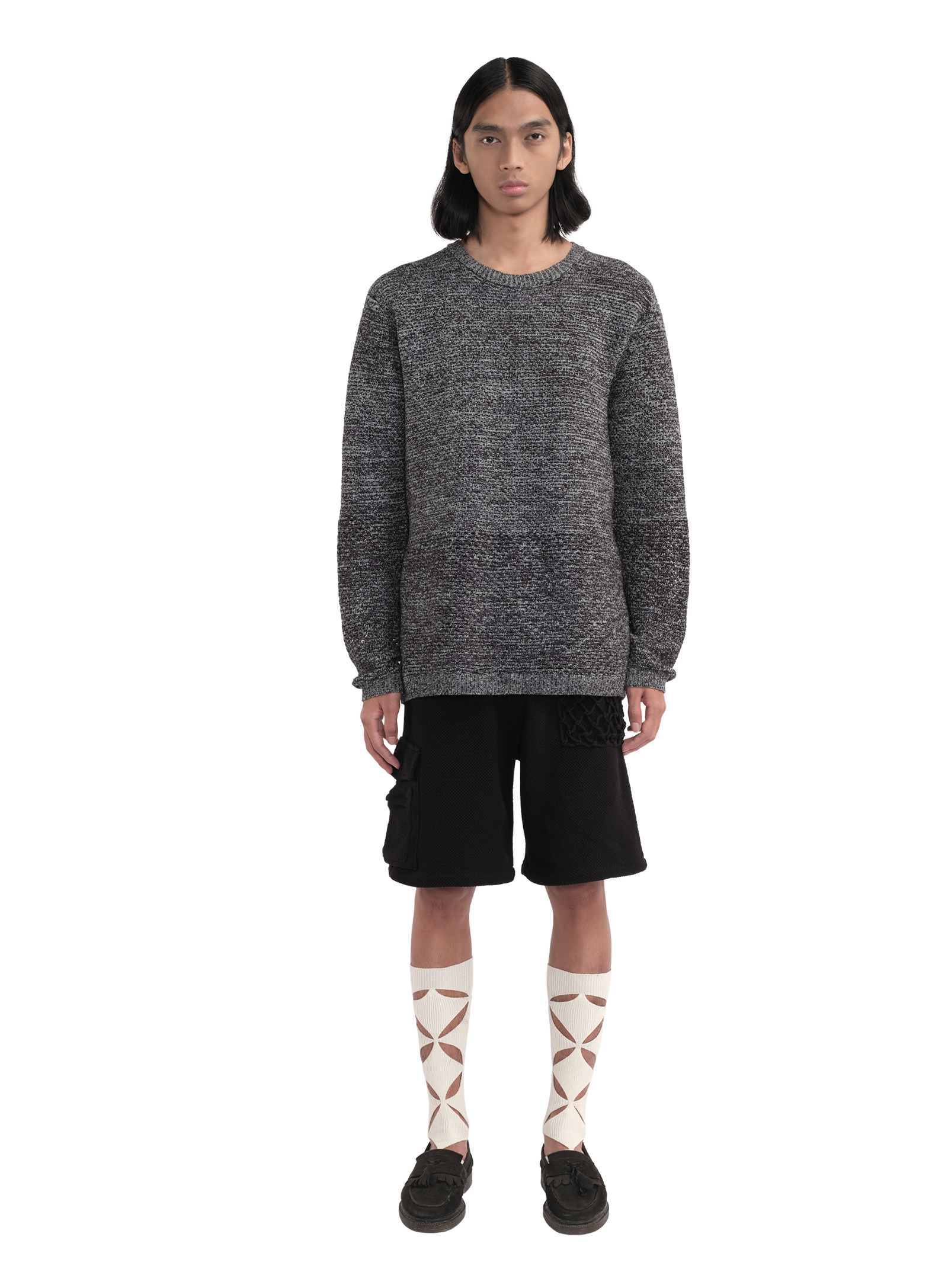Gradation Sweater Ash 4