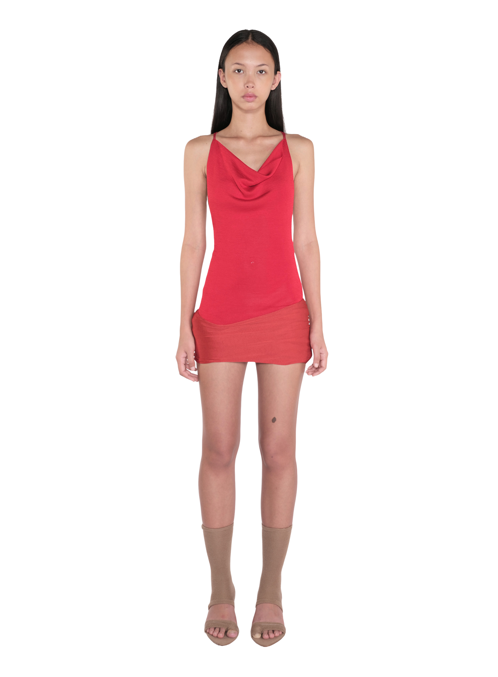 Asymmetrical Mini Skirt