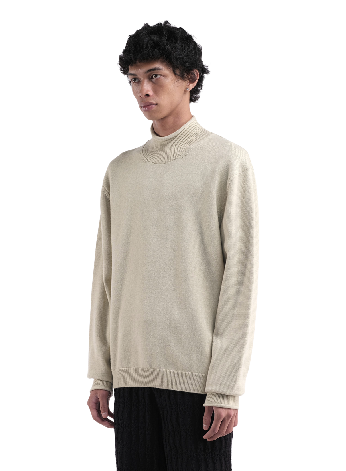 Roll Turtleneck Top Mint 2