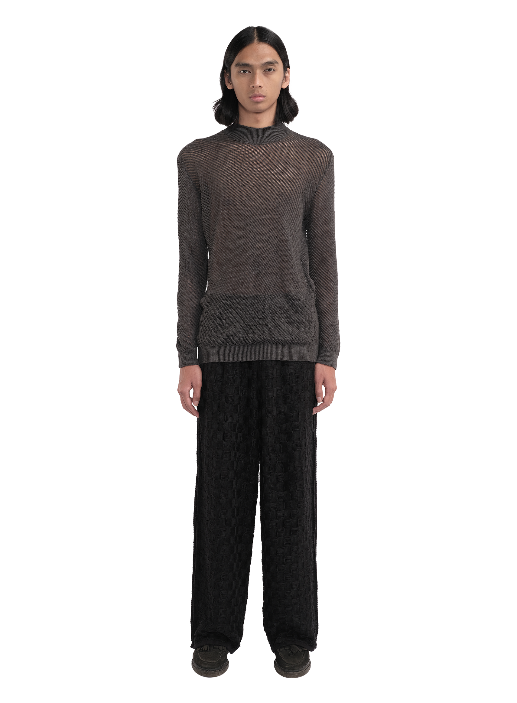 Moire Sweater Grey 4