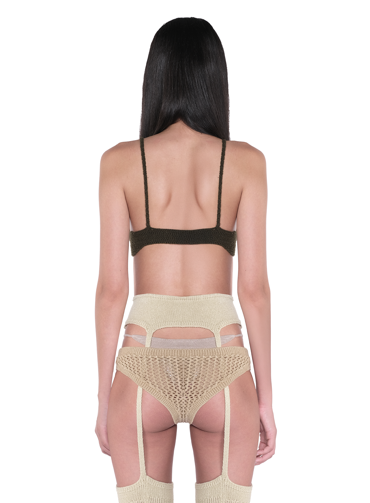 Explore Knit Bra Moss 3