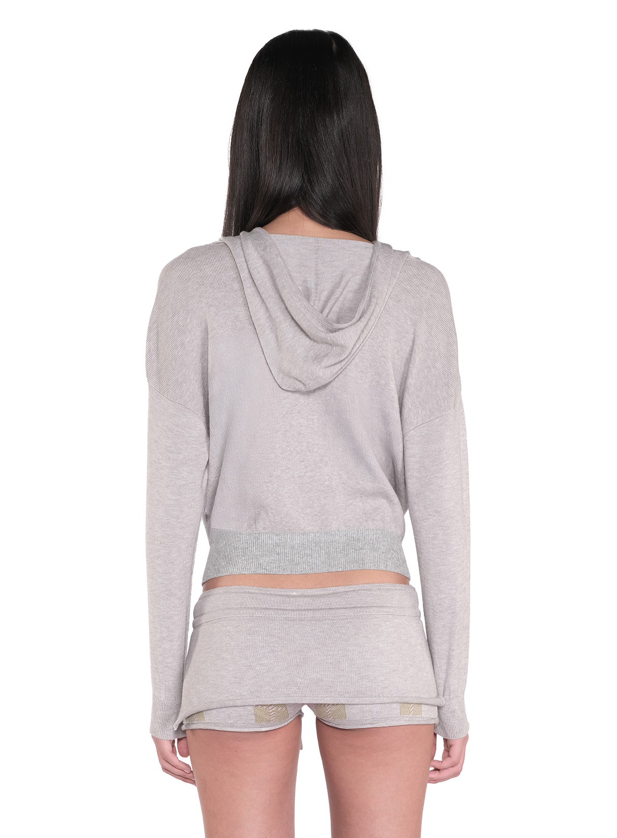 Seamless Hoodie Grey 3