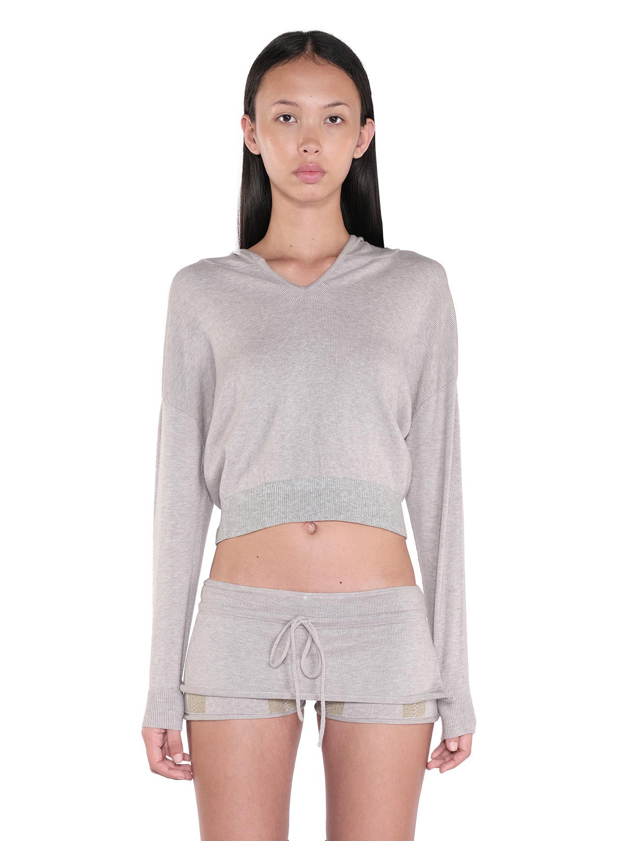 Seamless Hoodie Grey 1