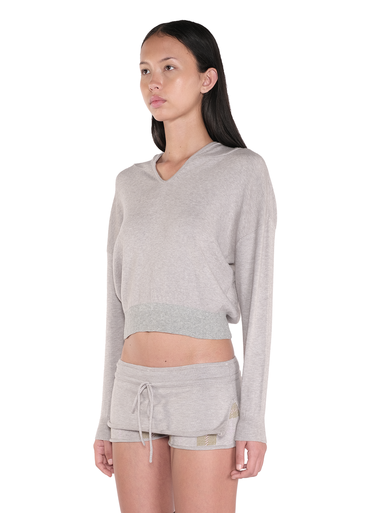 Seamless Hoodie Grey 2