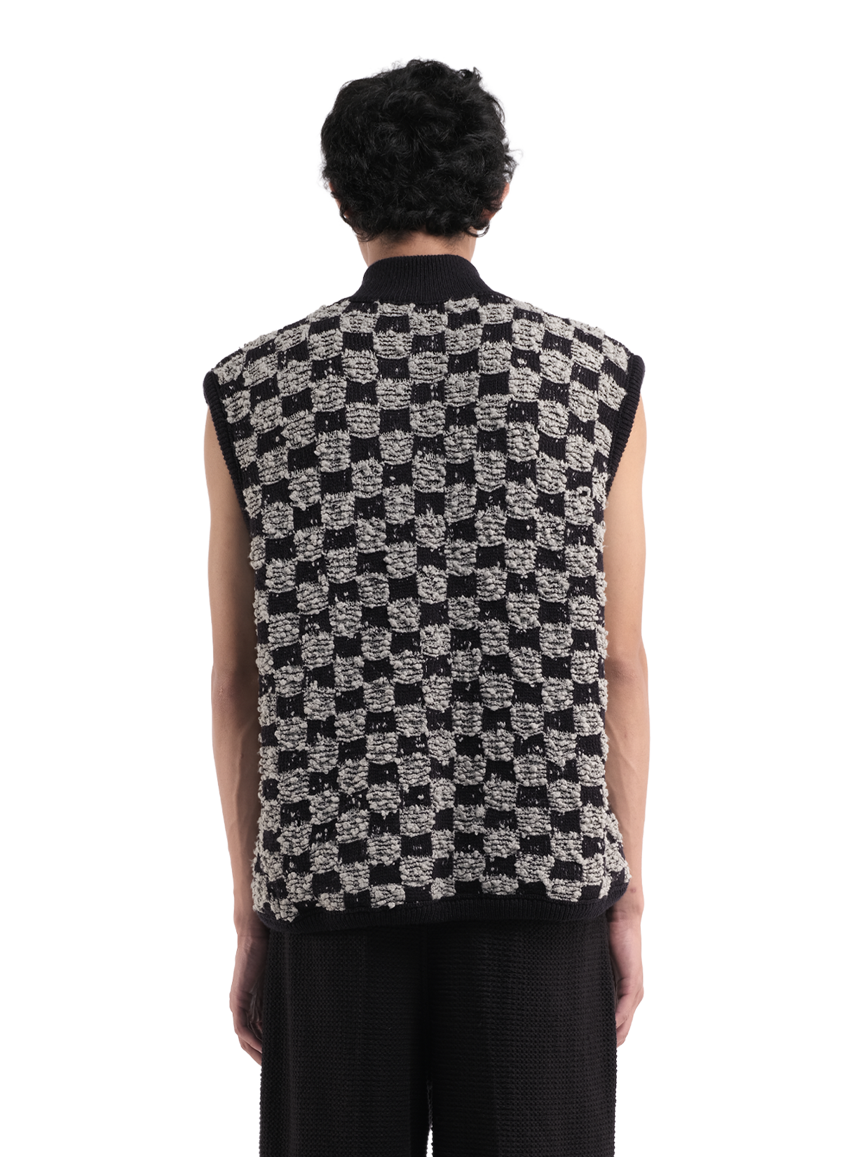 Chessmess Vest Ash Checkered 3