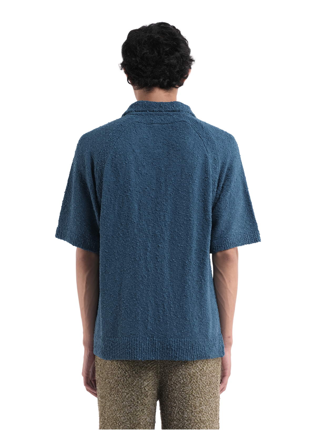 Node Polo Shirt Indigo 3