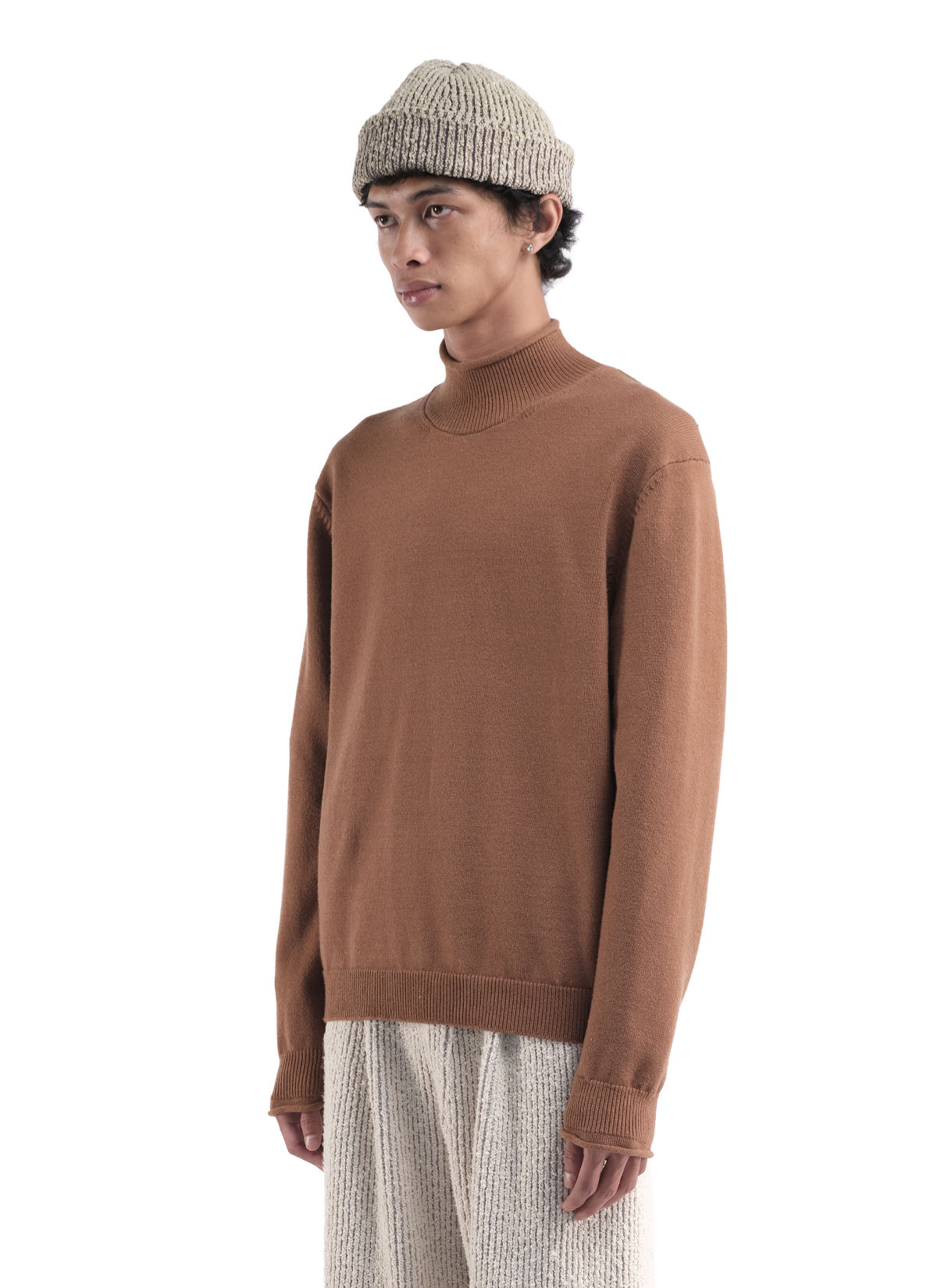 Roll Turtleneck Top Mint 2