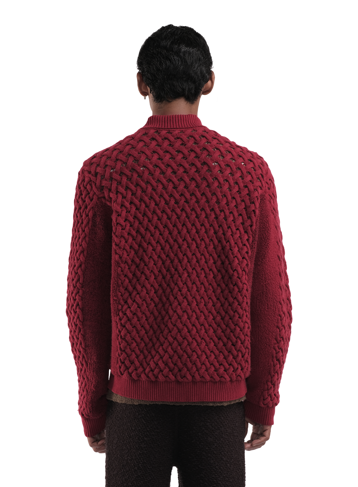 Chunky Weave Top Chilli 3
