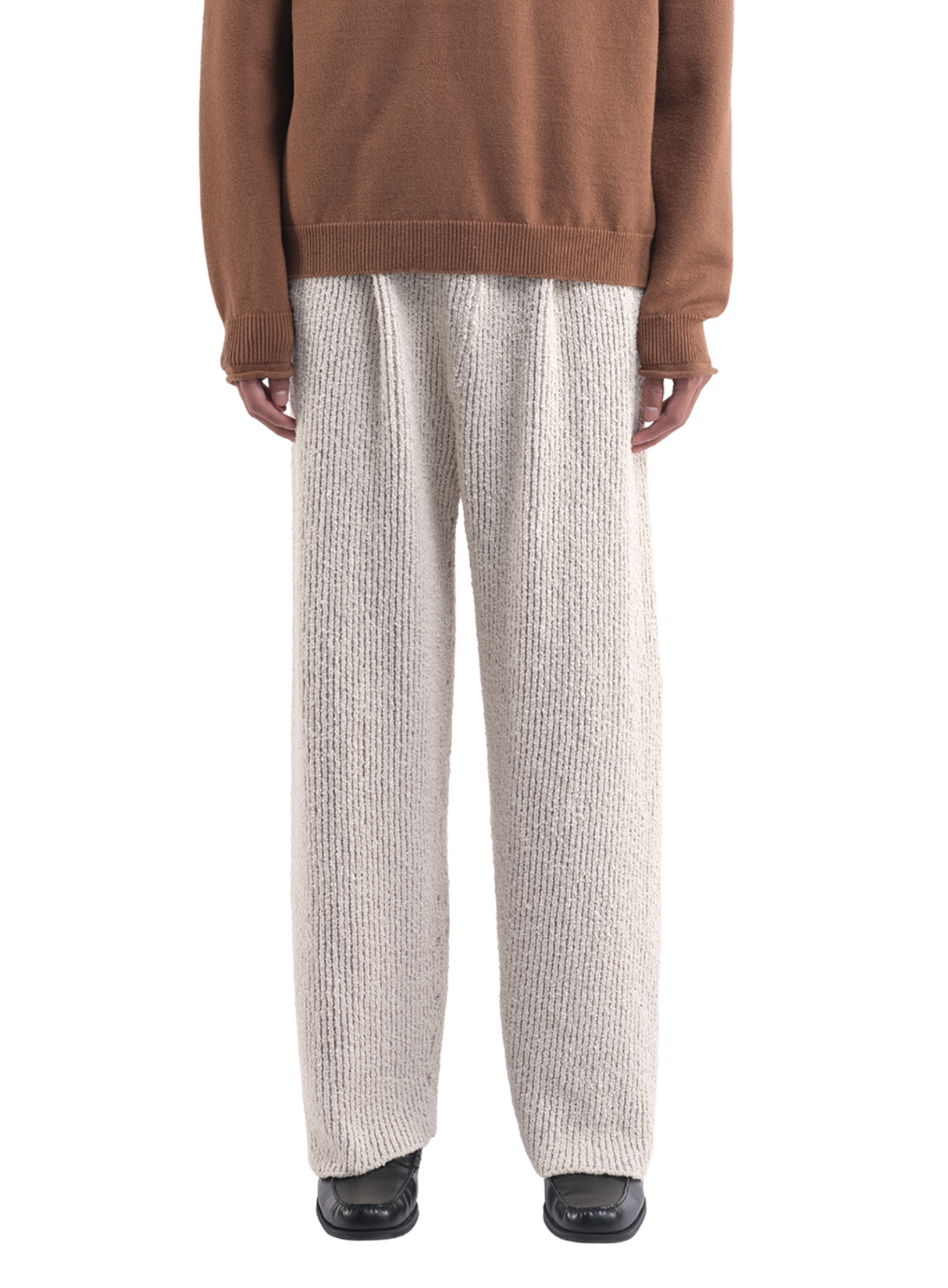 Line Wide Trousers Chalk 4
