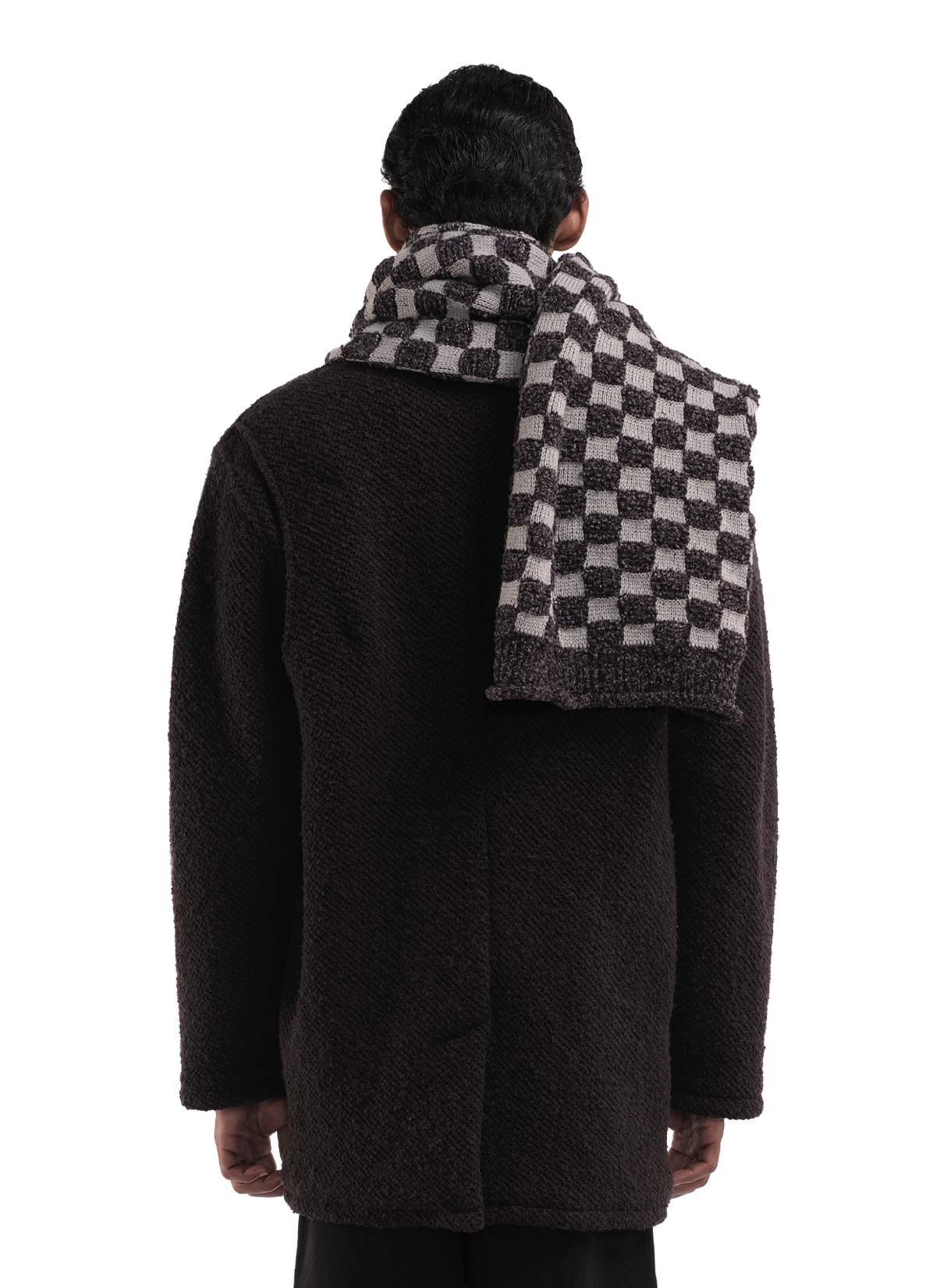 Chessmess Scarf Stone Checkered 3
