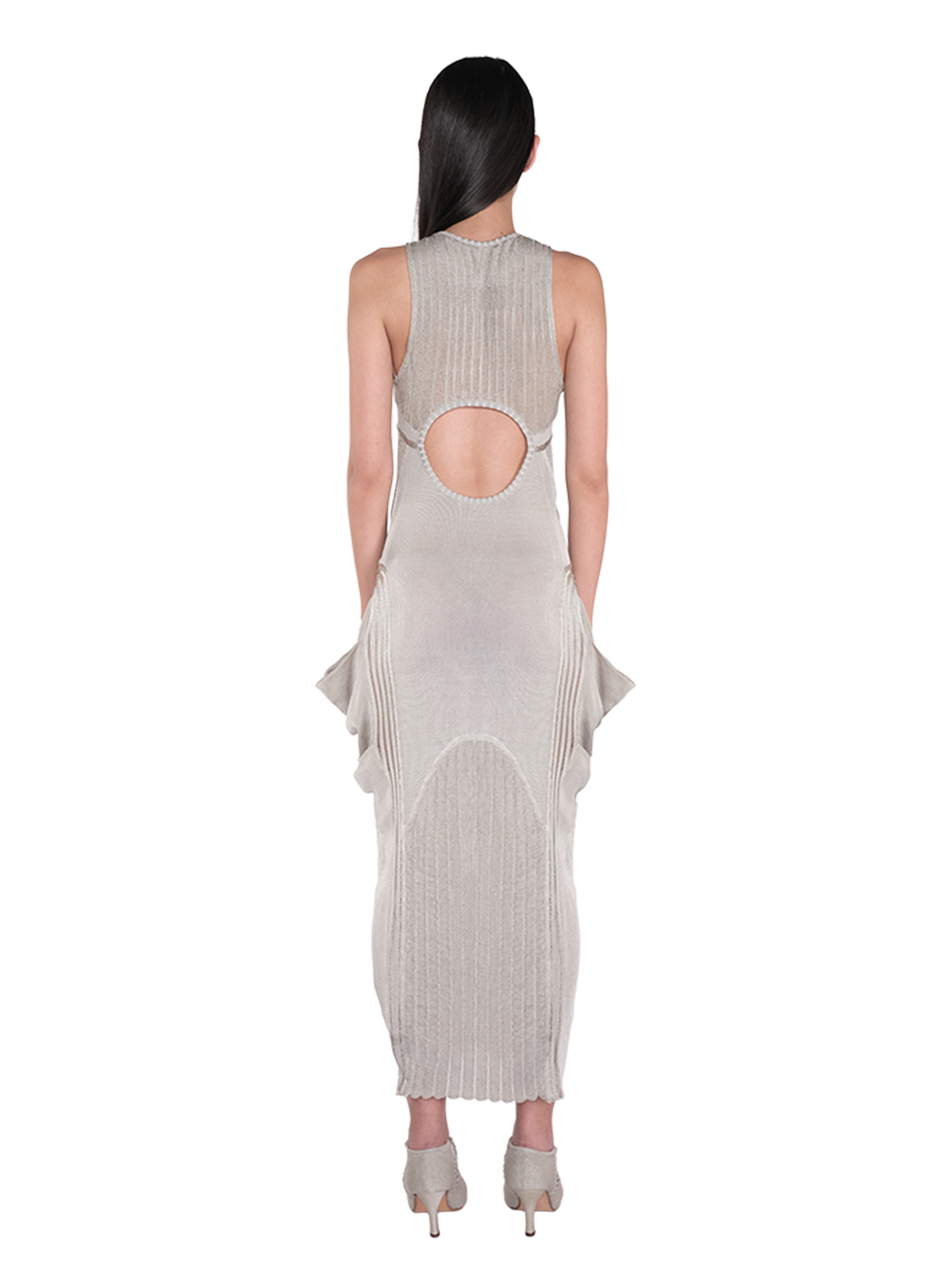 Ryder Long Dress Silver 3