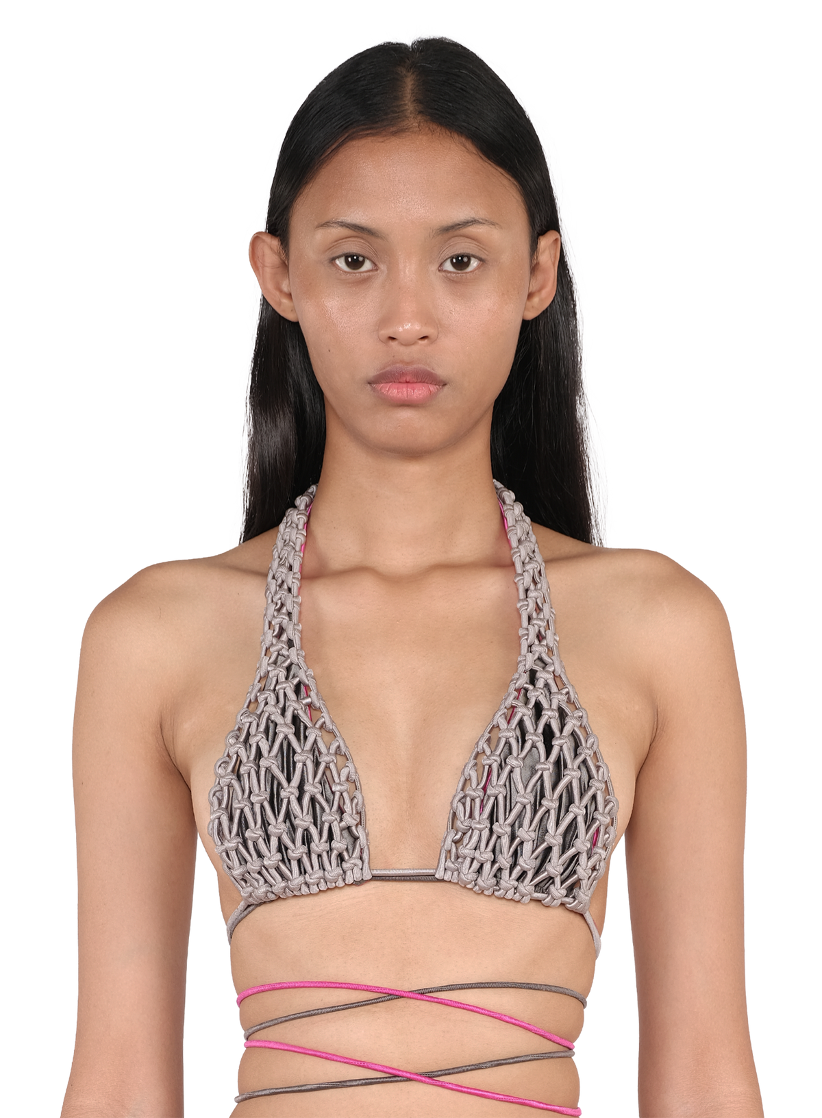 Macramist Halter top Bark 3