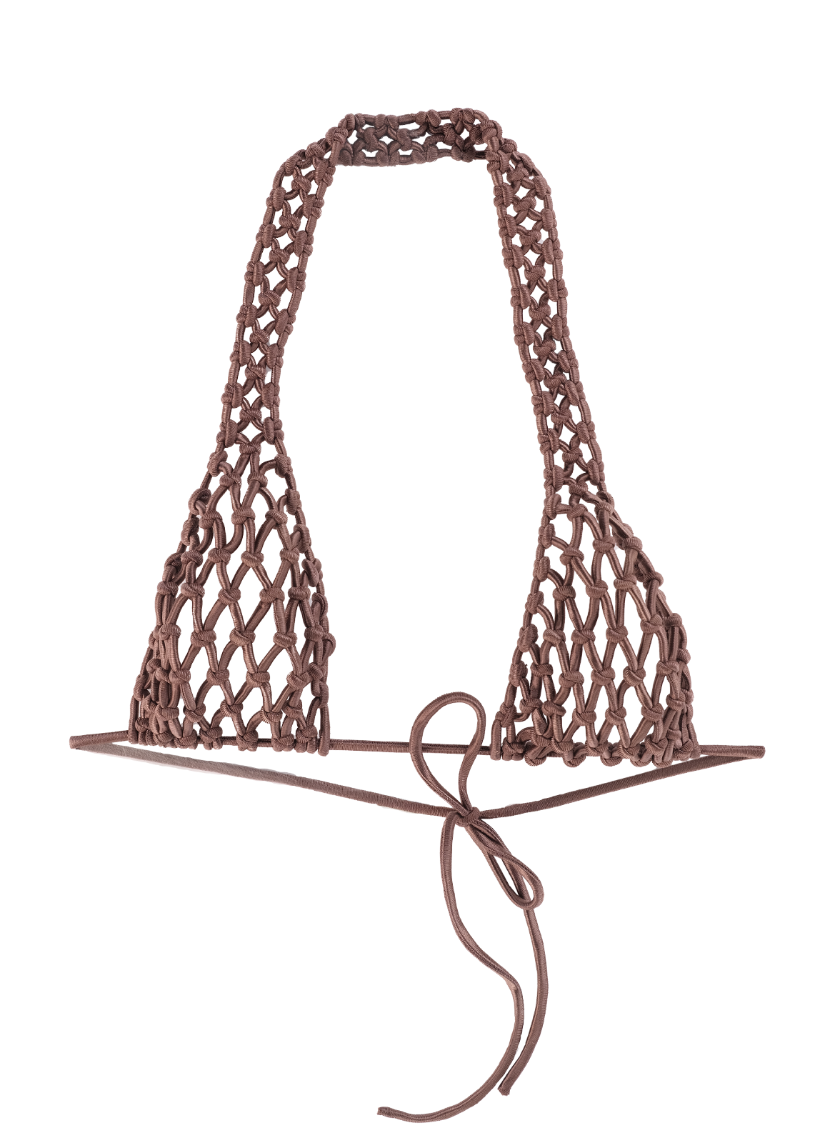 Macramist Halter top Bark 5