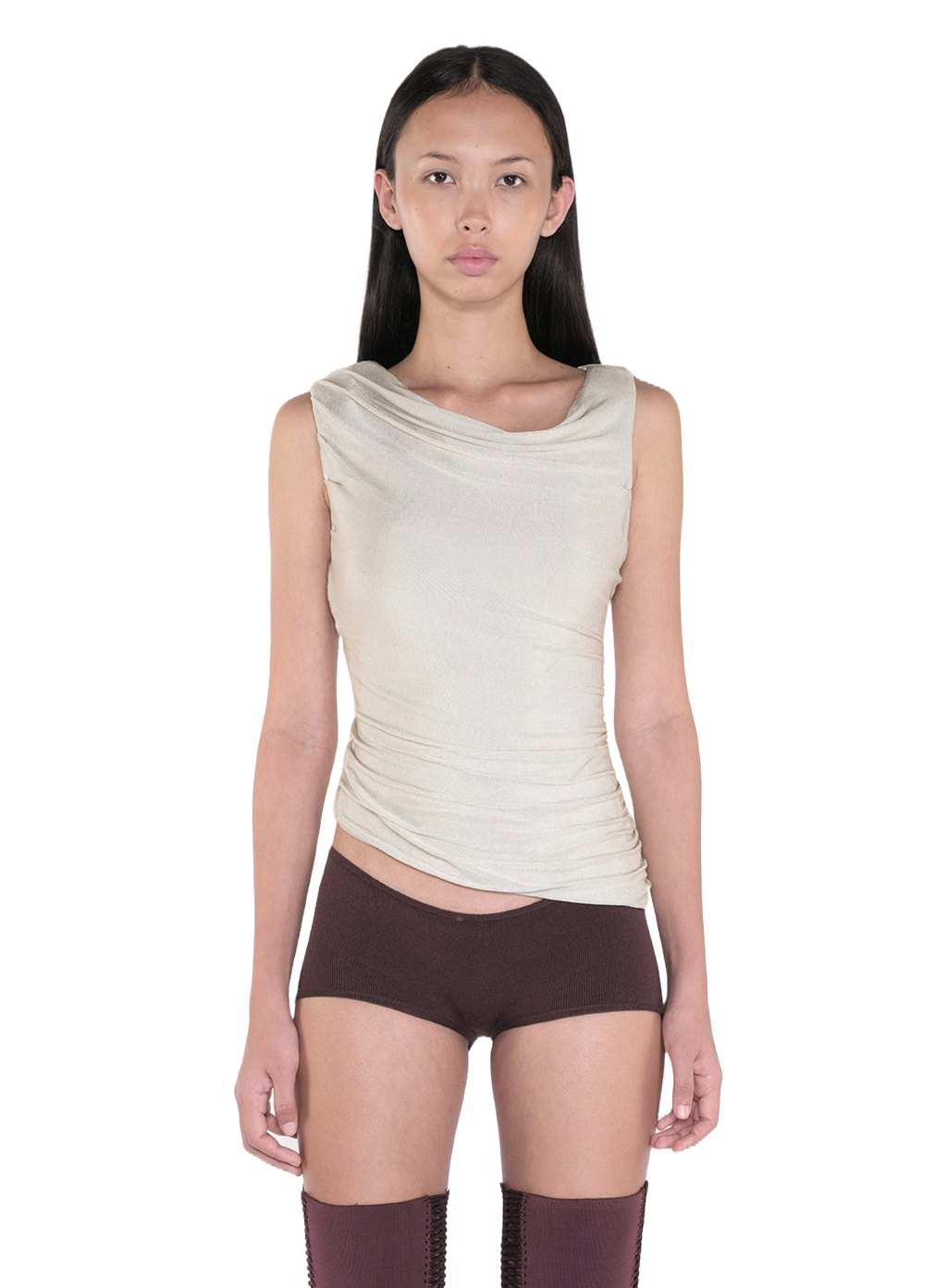 Asymmetrical Drape Top