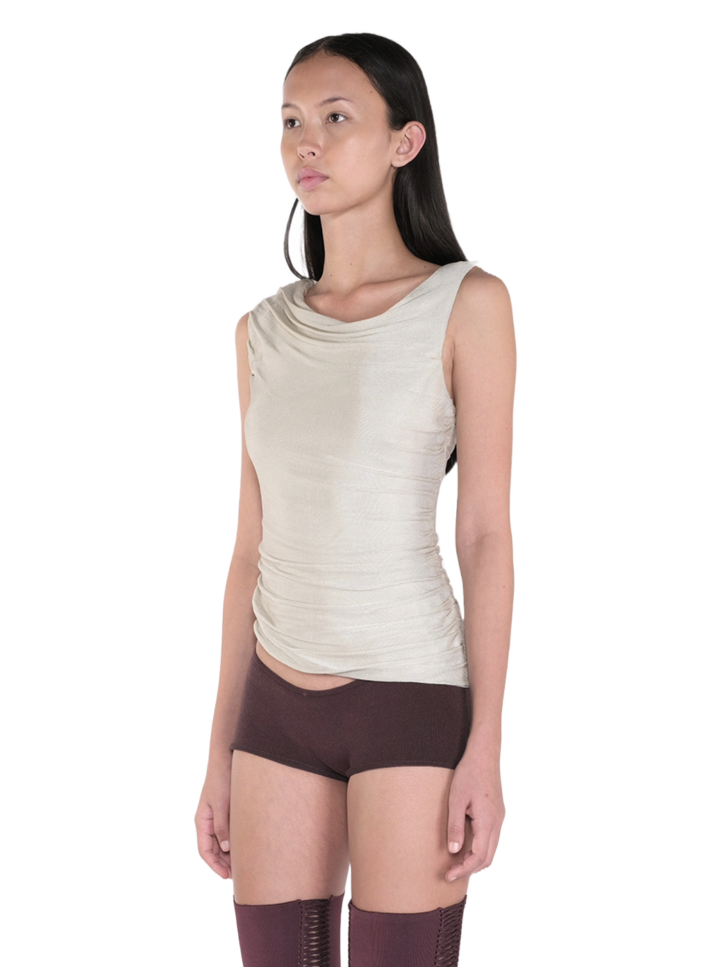 Asymmetrical Drape Top