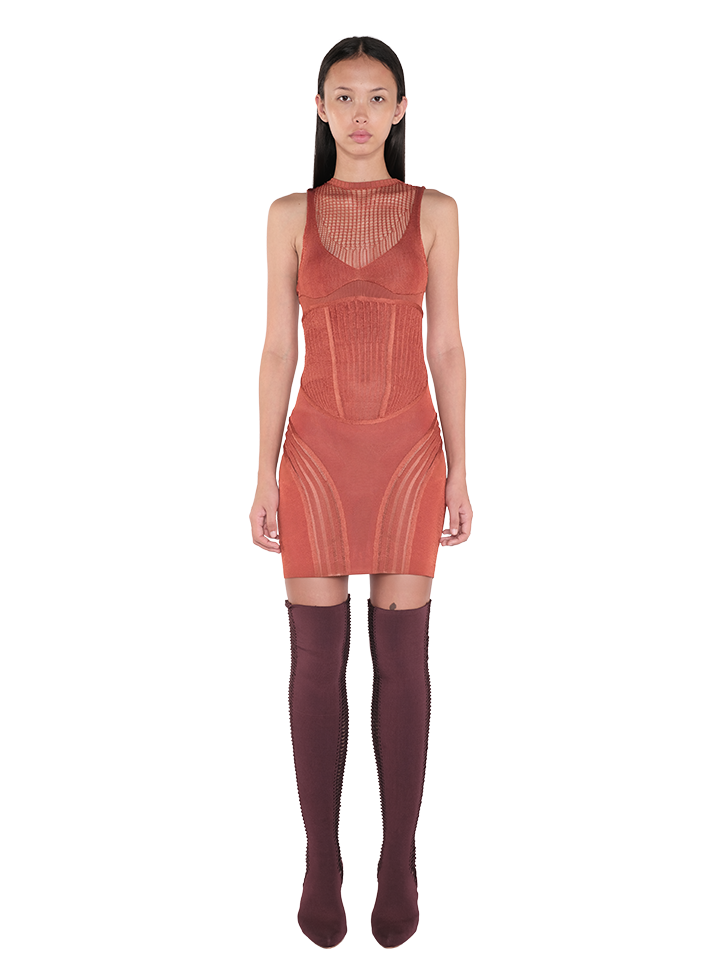 Ryder Mini Dress Dark Soil 1